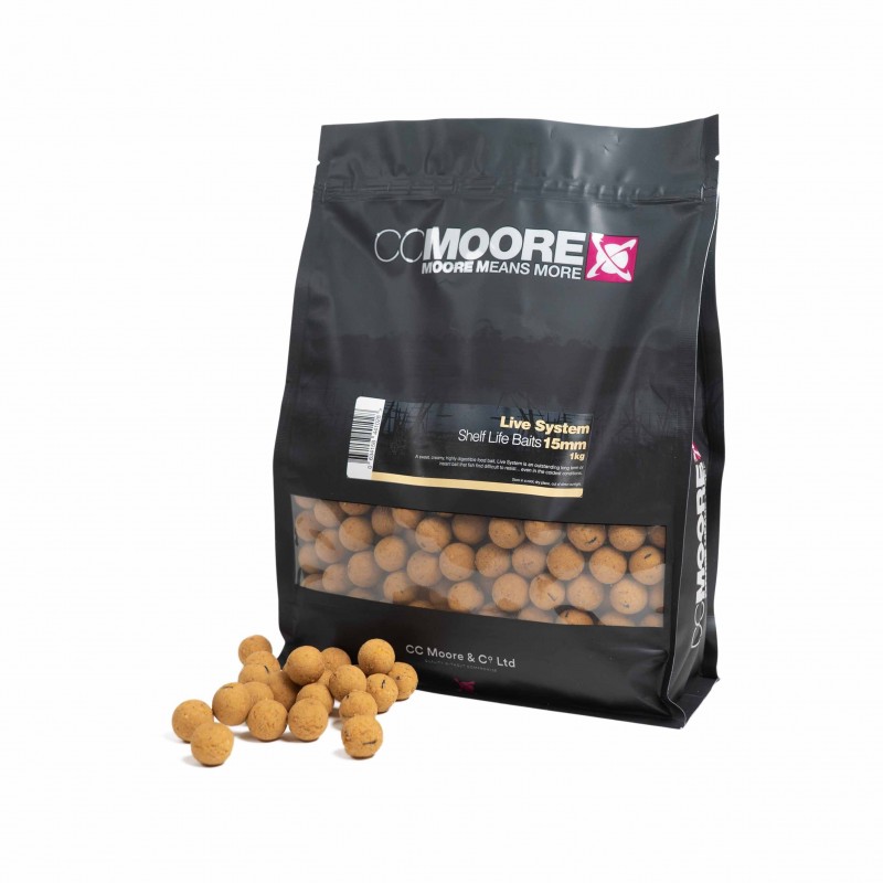 CCMoore Live System Shelf Life Baits 1kg 15mm